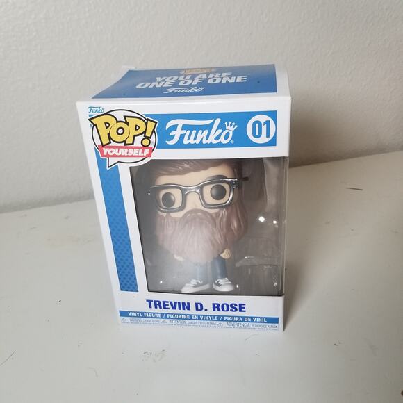 Funko Pop Customize Yourself Brown Beard Hipster Figure Trevin D Rose New - Picture 7 of 7